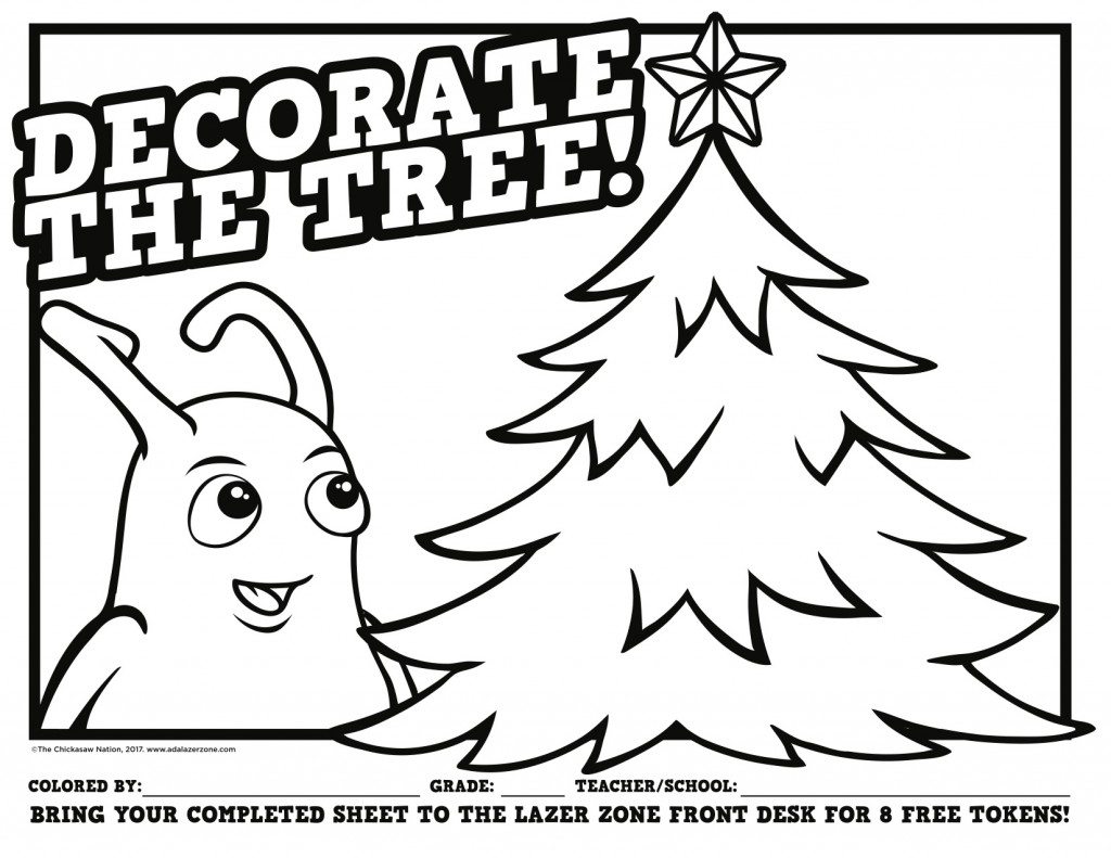 December Coloring Sheet