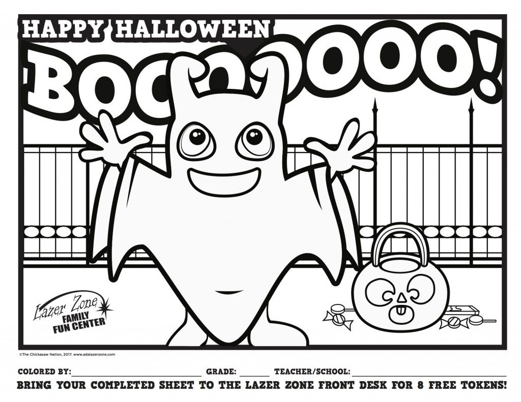 October Coloring Sheet